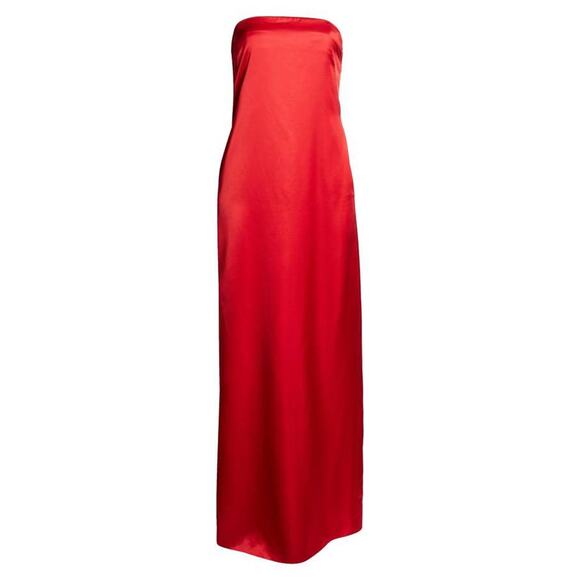 ALC Ani Strapless Gown Long Dress in Really Red 10 - Picture 4 of 4